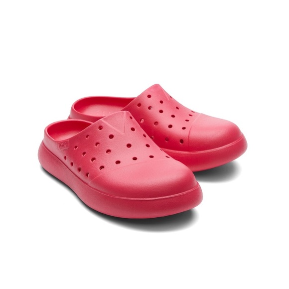 Tom’s Raspberry Perforated Mule Womens Size 7 - Picture 1 of 10